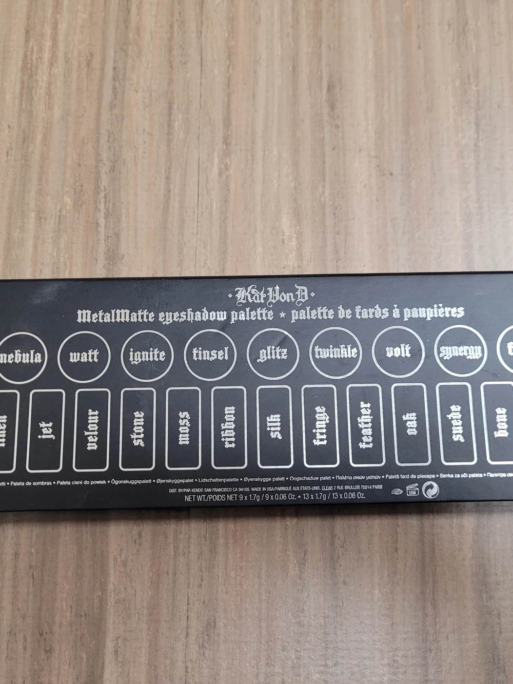 Kat Von D METALMATTE EyeShadow Palette